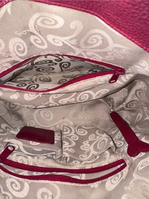 Brighton Red Heart Print Fabric Shoulder Bag thumbnail 6