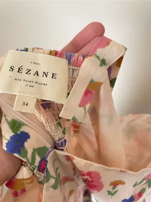 Sézane Rosella Silk Floral Midi Dress Monday Size 34 US 2 thumbnail 5