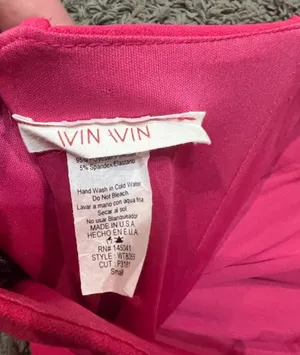 Winwin Hot Pink Cropped Boned Corset Tube Top thumbnail 3