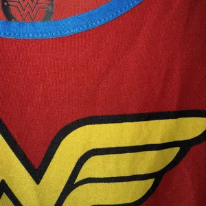 Wonder Woman Nightgown Womens JR SZ L 11 13 Sleepwear Cosplay Halloween Costume thumbnail 4