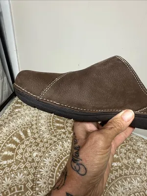 Canyon River Blues Men's Dark Brown Leather Slip-On Mules thumbnail 7