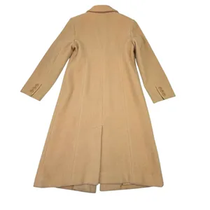 Chadwick's Women's Classic Camel Wool-Blend Long Tailored Coat thumbnail 4