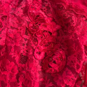 Vintage Victoria’s Secret Gold Label 90s Bodysuit Lingerie beaded lace thumbnail 6