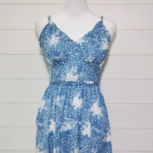 Simplee Women's Ruffle Hem Belted Floral Cami Dress.‎ Size: L thumbnail 3