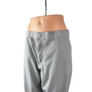 Fabletics Women's Gray High Waisted Straight Leg Casual Trousers Pants Size M thumbnail 2