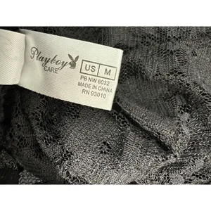 Playboy Intimates Sheer Lace Babydoll Lingerie Slip Size Medium thumbnail 4