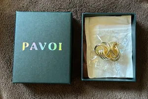 Pavoi Amazon Gold Earrings thumbnail 1