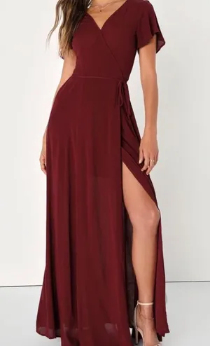 Lulus Wrap Dress thumbnail 1