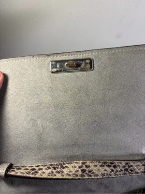 Coach Gray Leather Crossbody Bag - Silver Logo thumbnail 14