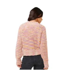 Rip Curl Multicolored Striped Mock Neck Knit Sweater XS‎ NWT thumbnail 2