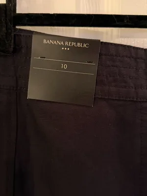 Banana Republic Black 10 Steppe Linen-Blend Mini Skirt New With Tags NWT thumbnail 6