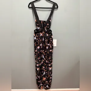 Anthropologie The Brinley V-Neck Jumpsuit Cut Out M thumbnail 4