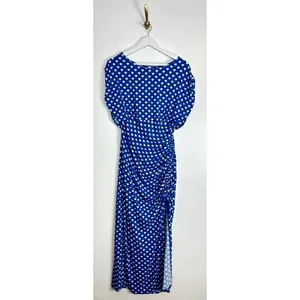 FREE PEOPLE Lakeside Mini Printed Dress in Bluebell Combo Hearts Size Large thumbnail 5