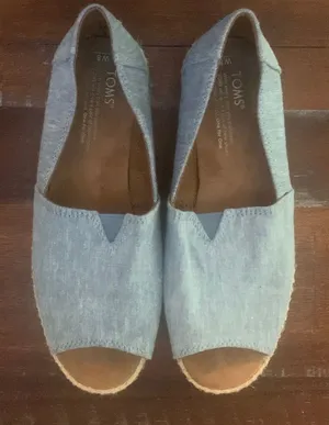 TOMS open toe shoe size 8 thumbnail 1