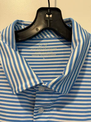 Vineyard Vines Striped Performance Polo thumbnail 2