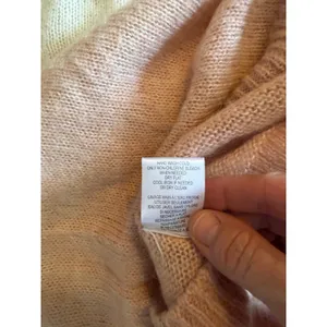 Joie Alpaca Wool Blend Sweater Small Pink Cream Colorblock Cozy thumbnail 11