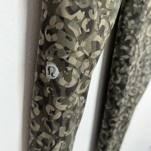 LULULEMON- Base Pace High-Rise Tight 25" Intertwined Camo Medium Olive Size 6 thumbnail 5