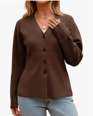 Brown Cardigan Size M thumbnail 1