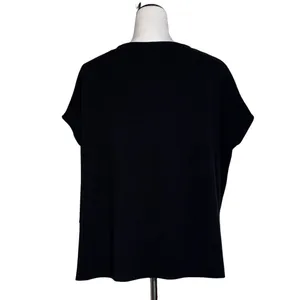 COS Womens Oversized Boxy Top Size XS Black Batwing Minimalist Quiet Luxury thumbnail 3