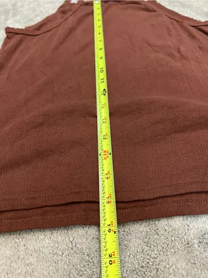 Old Navy Women's Brown Ribbed Spaghetti-Strap Cami thumbnail 7