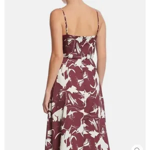 Anthropologie Bailey 44 Andi Fig Maxi Size S Faux Wrap‎ Dress Boho thumbnail 2