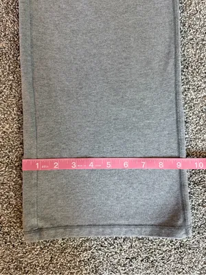 Abercrombie & Fitch Gray Wide Leg Sweatpants Logo Lounge Pants M thumbnail 10