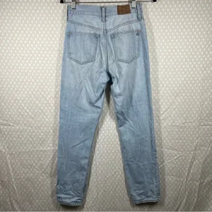 Madewell Women Jeans Sz 25 Light Wash The Perfect Summer Jean Straight Leg Denim thumbnail 5