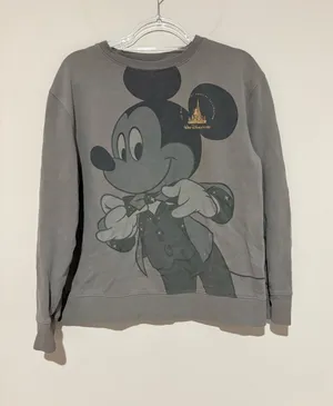 Walt Disney World 50th Anniversary Mickey Mouse Sweatshirt grey Adults‎ small thumbnail 1