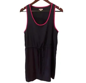 Gap Navy Blue Hot Pink Tank Racerback Dress Lightweight M Relaxed Fit thumbnail 7