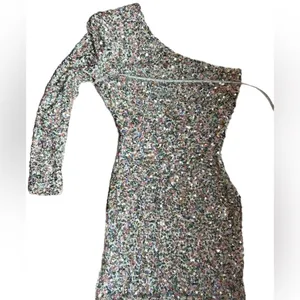 For Love & Lemons Rainbow‎ Sequin One Shoulder Bodycon Mini Dress Size S NWT thumbnail 10