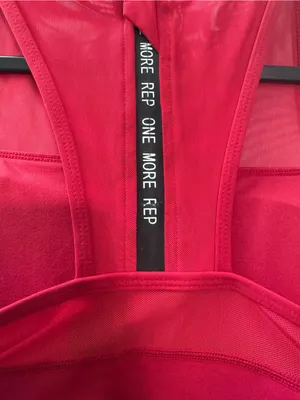 ZYIA ACTIVE RED All Star Mesh-Detail Sports Bra thumbnail 10