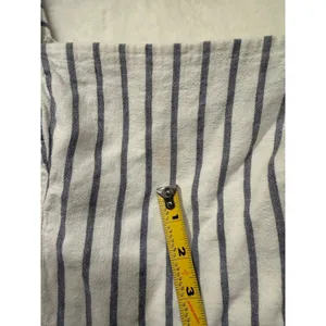 Abercrombie &‎ Fitch Linen Blend Stripe Puff Sleeve Mini Dress Womens Small Blue thumbnail 2