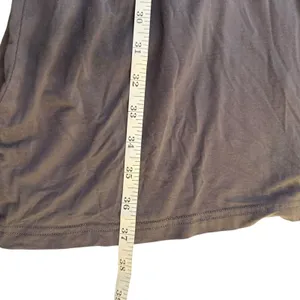 Barefoot Dreams Malibu Collection Sand-Washed Jersey Knit Midi‎ Robe Small Gray thumbnail 11