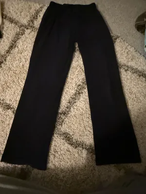 Get over velvet flaire pants Black thumbnail 4