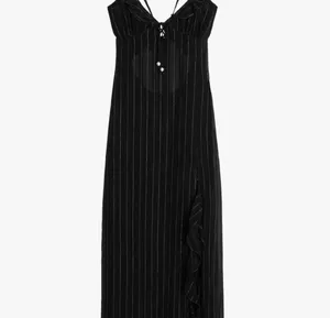 Zara Metallic Thread Midi Camisole Dress thumbnail 2