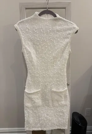 B Darlin Pearl White Macy’s minidress thumbnail 1