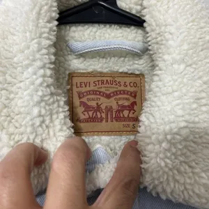 Levi Strauss Levis Denim Jean Jacket Trucker Womens Small thumbnail 3