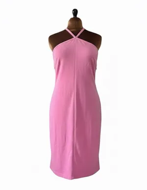 Daily Practice NWT Anthropologie Sweatshirt Dress Sz M Fleece Lined Pockets Straps thumbnail 4