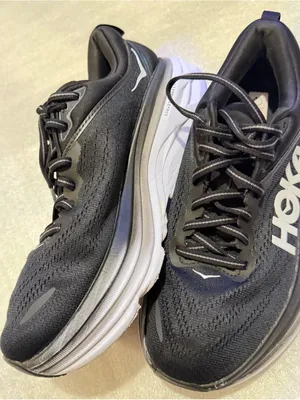 Hoka Bondi 8 Athletic Shoes Black & White US 7.5 B thumbnail 6