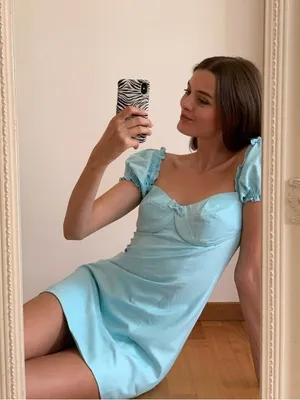With Jean Coupe Dress in Clear Water thumbnail 2