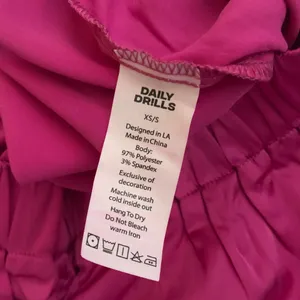 Daily Drills Silky Resort Pants Hot Pink XS/S thumbnail 5