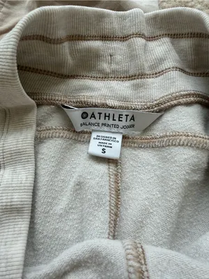 Athleta Women’s Neutral Camo Joggers - Beige Camo thumbnail 3
