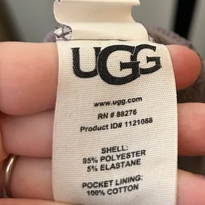 UGG Haydn Jogger‎ Velour Pants Drawstring Pull On Elastic Stretch Purple Size S thumbnail 8