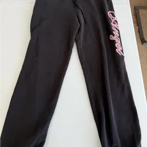 Vintage Victoria’s Secret “Angel” Black Sweatpants Size Small Y2K Logo Spell-out thumbnail 1
