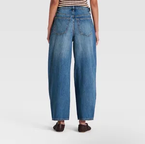 Target Wide Leg Barrel Jeans  thumbnail 3