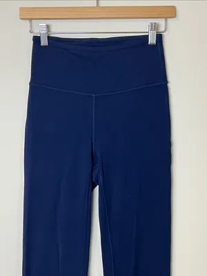 Lululemon Flare Pants Groove Align Navy Blue Size 4 Long‎ thumbnail 2
