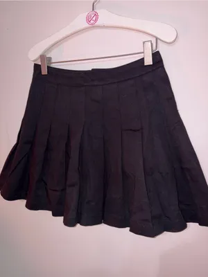 Hesperus Black Pleated Mini Skirt thumbnail 2