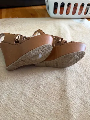 Delicacy Brown Strappy High Heel Sandals - Women thumbnail 7