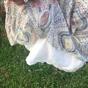 ripcurl Boho Cotton Graphic Aztec Sundress Size Small thumbnail 3
