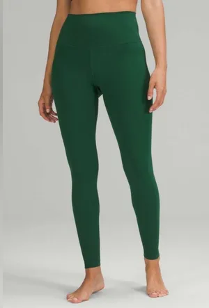Lululemon NWT Align High Rise 28” Pants Leggings Everglade Green Size 14 thumbnail 3